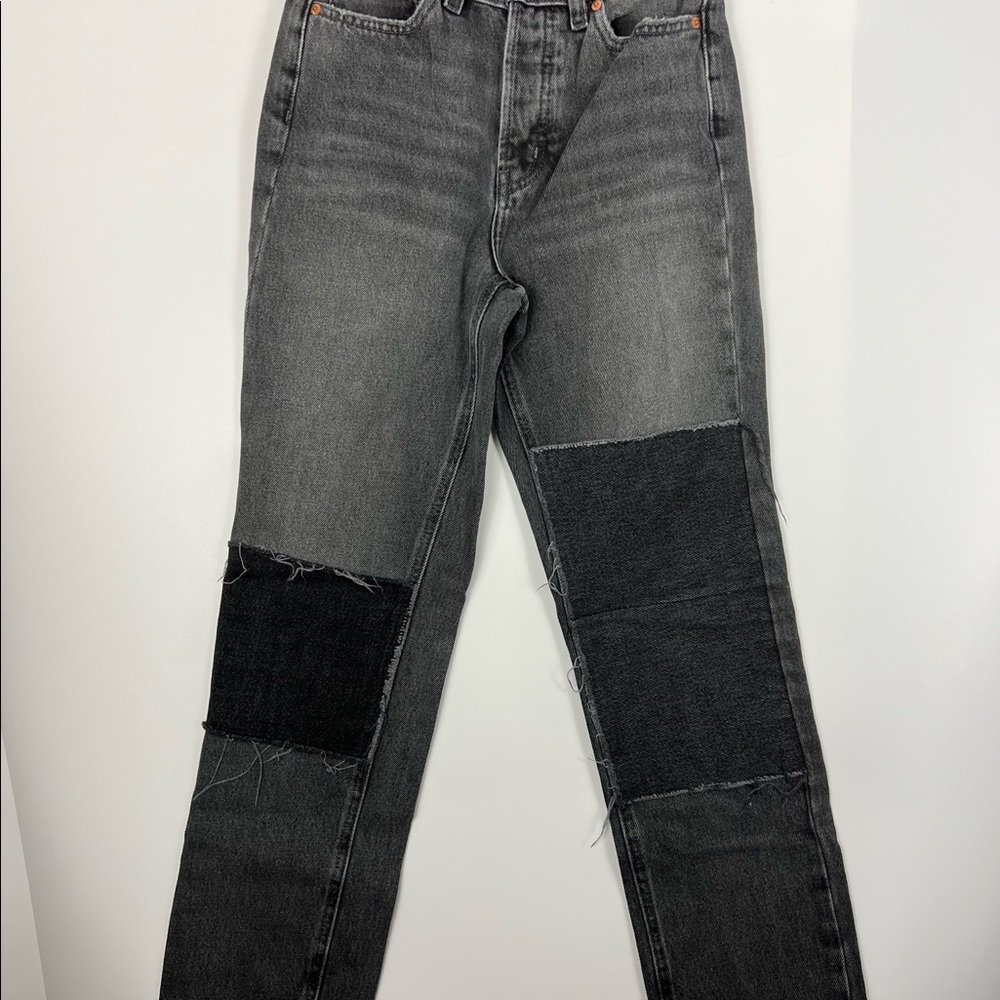 BDG Slim Straight Patch Jeans Sz:25 - Picture 1 of 16